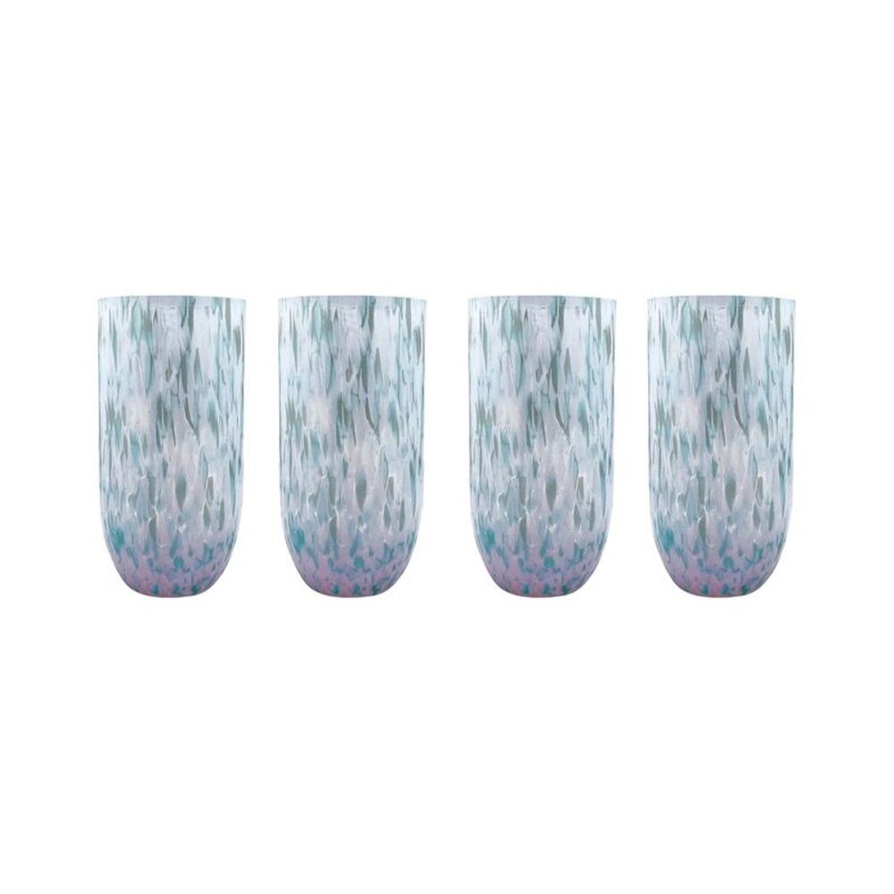 Mariposa Set Of 4 Sip Sip Confetti Drinking Glasses